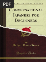 Conversational Japanese For Beginners 1000881670 PDF