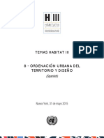 Issue Paper 8. Ordenación Urbana Del Territorio y Diseño