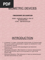 Biometric Devices