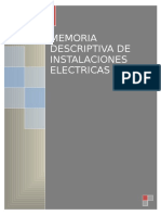 Memoria de Inst. Electricas - Familia Perez