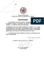 Certificado Medico General