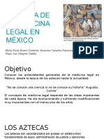 Historia evolución medicina legal México