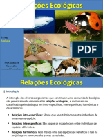Relações Ecológicas Classificadas em