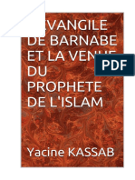 L'evangile de Barnabe Et La Venue Du Prohete de L Islam - Yacine Kassab