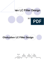 Chebyshev LC Filter Design