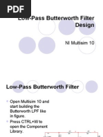 Download Low-Pass Butterworth Filter Design by sohagiut SN3151902 doc pdf