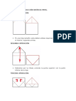 Proceso de Producción Avión de Papel