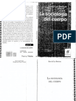 64300184 David Le Breton La Sociologia Del Cuerpo