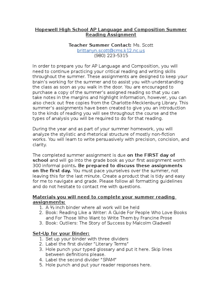 Reading homework help hulman