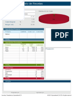 Planilla de Excel Calculadora de Costo de Recetas (1) Edr