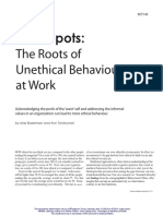 Blind Spots The Roots of Unethical Behaviour in Life and Work