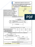 Calculo Plug para Permutador