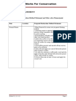 Method Statement and Silex Color Primerpaint Application