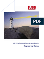 FIAMM AGM Valve Regulated Batteries Engineering Manual
