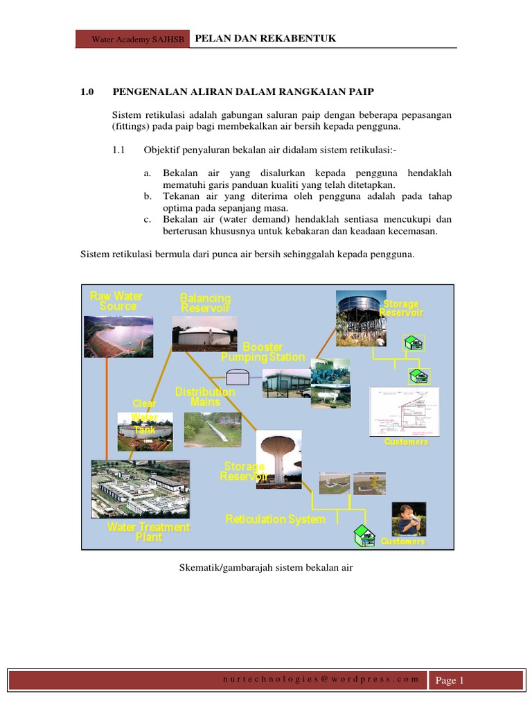 Nota Pelan Dan Rekabentuk Paip Retikulasi Pdf Format1 Pdf