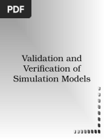 Validation and Verification of Simulation Models