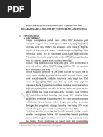 Download Panduan Pelayanan KonselingHIV VCT by Angga  SN315222532 doc pdf