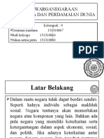 KEWARGANEGARAAN INDONESIA DAN PERDAMAIAN DUNIA