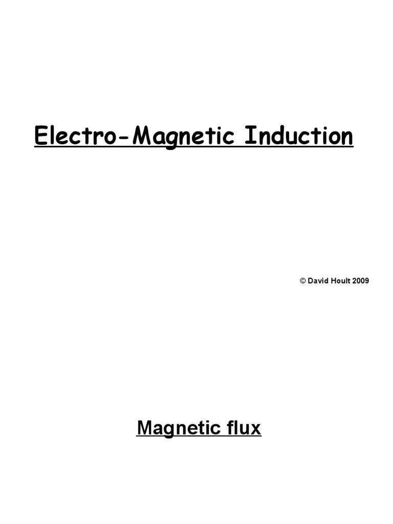 Electro Magnetic Induction | PDF | Electromagnetic Induction | Transformer