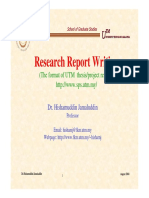 Thesis Format Prof. Hishamuddin