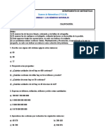 Examen Matemáticas 1o ESO Divisibilidad