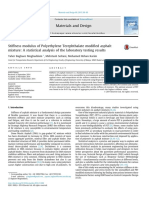 Stiffness modulus of Polyethylene Terephthalate modified asphalt mixture