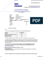 Jee Score Card PDF