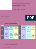 Structure II Chapter 5 - Adverb Clause of Time and Review of Verb Tenses.