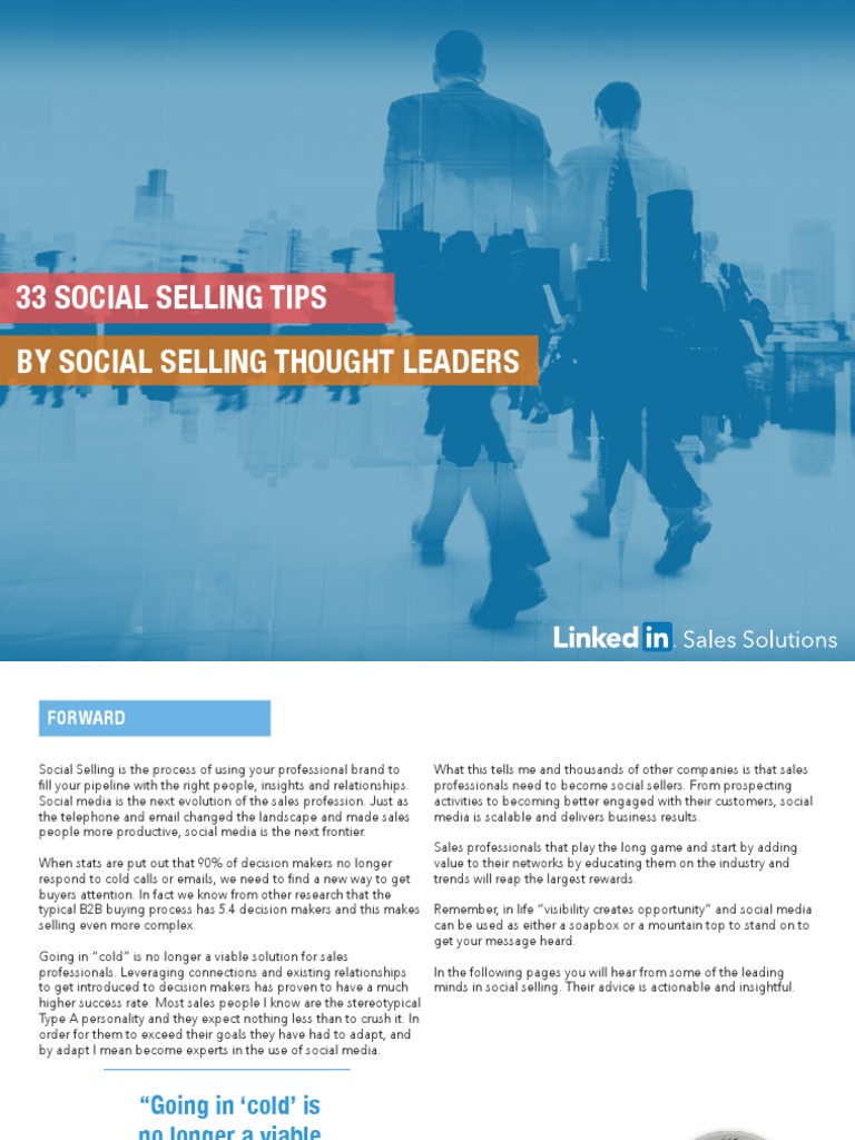 The Guide To Social Selling Success | PDF | Business | Social Science