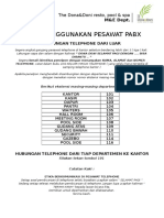 Cara Menggunakan Pesawat Pabx