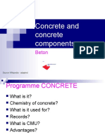 Concrete and Concrete Components: Beton