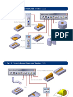 Slide Title: 1. Part 1. Sketch Based Features Toolbar (1/2)