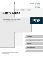 Mx2300g N 2700g N Om Safety Guide GB