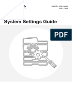 MX2300N 2700N OM System Settings Guide GB