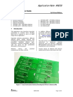 Texas Instruments Antenna Selection Guide Application Note AN058 Swra161b