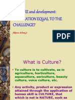 Culture and Development