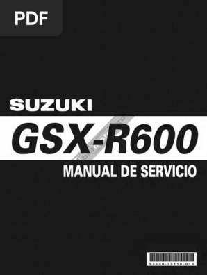 Manual Mantenimiento GSXR-600 | PDF