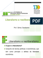 Liberalismo e Neoliberalismo