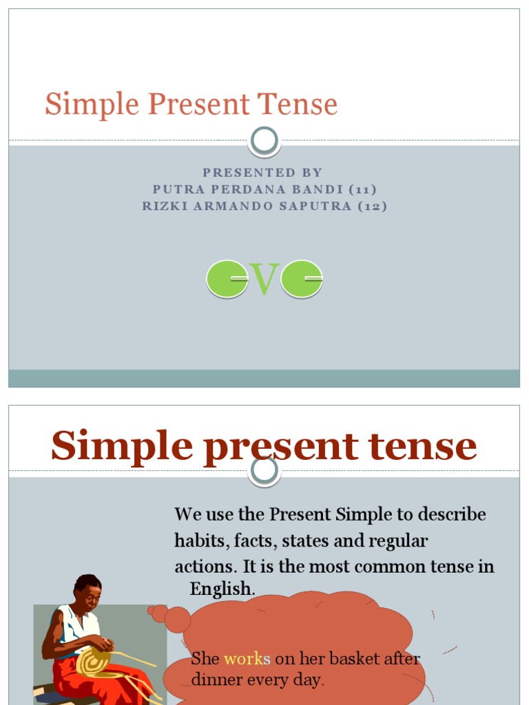 Simple Present Tense Guide | PDF | Grammatical Tense | Verb