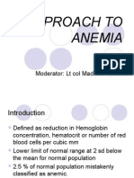 Approach To Anemia