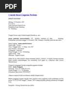 Contoh Surat Gugatan Perdata