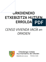 Censo Vivienda Vacia Orkoien 2015