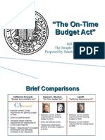 The On-Time Budget Act