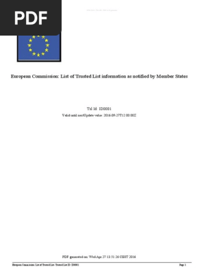 Eutrustedlistsofcertificationserviceproviderspdf 03 05
