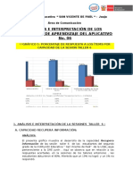 Modelo de Analisis y Reflexion Del Aplicativo 6