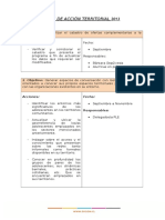 Plan de Acción Territorial 2013