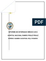 Informe internado médico 2014