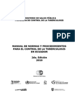 Manual de Normas y Procedimientos Para El Control de La Tuberculosis