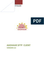 Aadhaar SFTP Client - Doc-V3