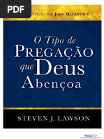 O Tipo de Pregação Que Deus Abençoa - Steven J. Lawson